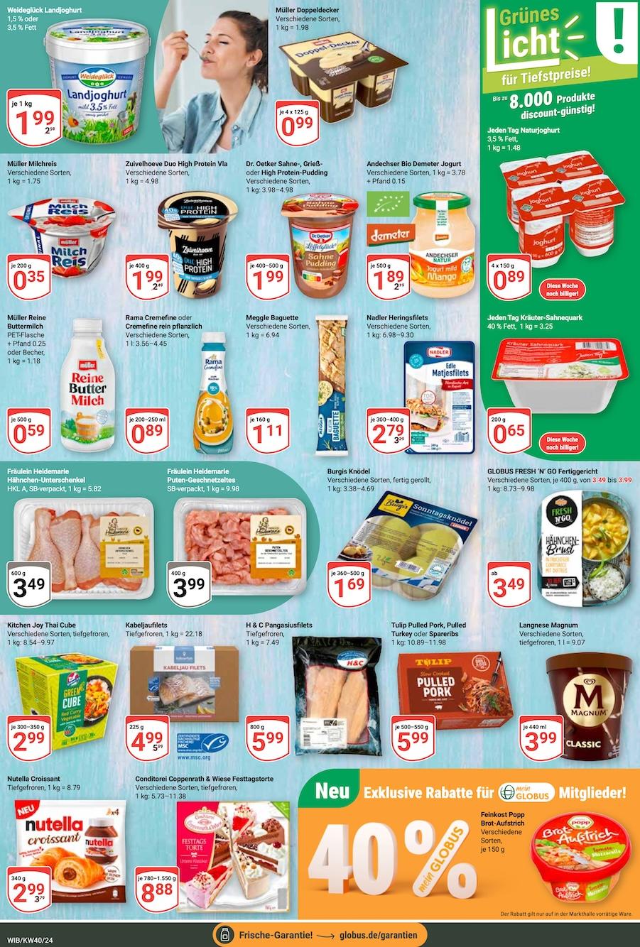 Globus Aktueller Prospekt ab Montag Seite 16