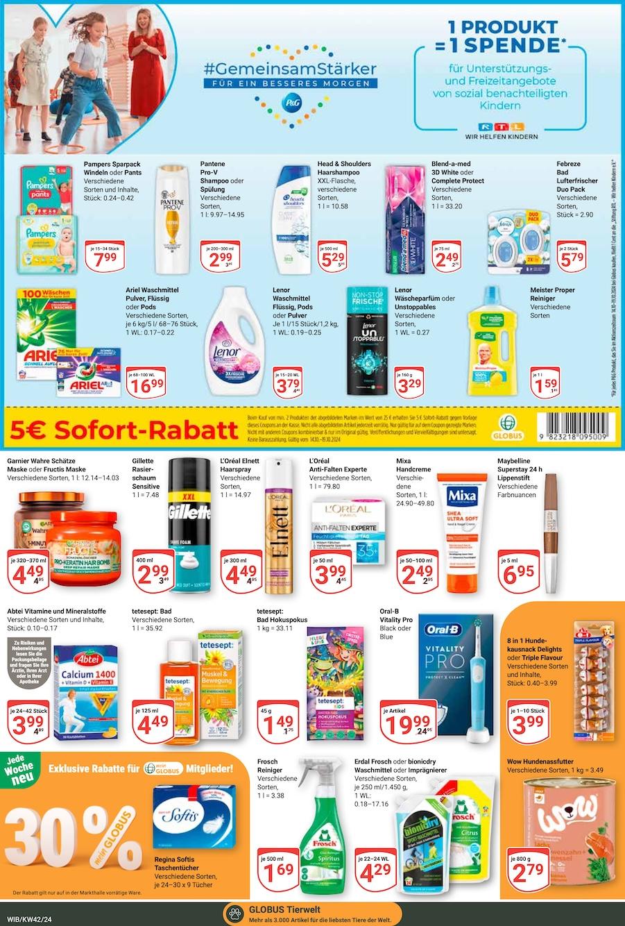 Globus Aktueller Prospekt ab Montag Seite 18