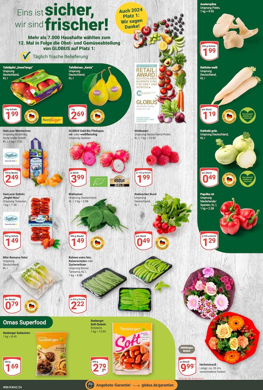 Globus Aktueller Prospekt ab Montag Seite 6