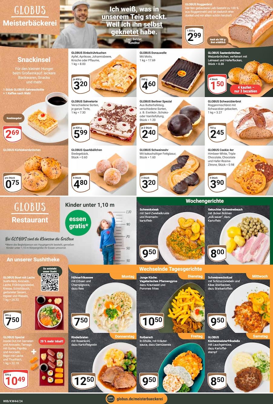 Globus Aktueller Prospekt ab Montag Seite 12