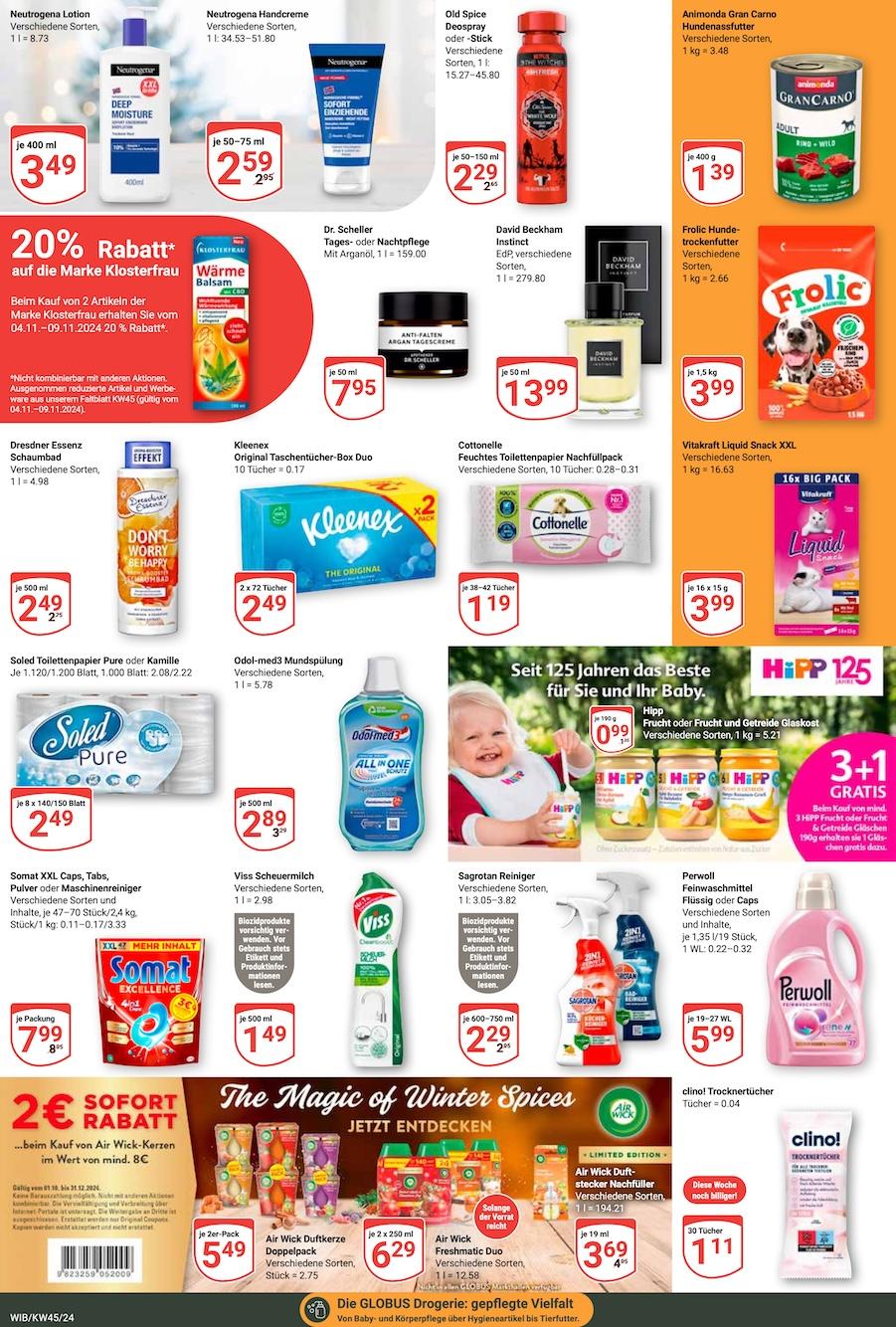 Globus Aktueller Prospekt ab Montag Seite 18