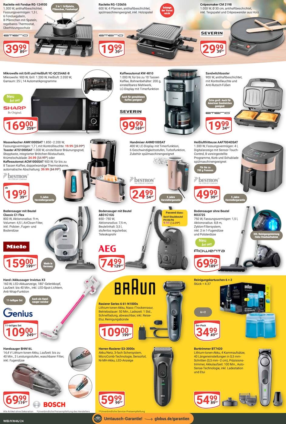 Globus Aktueller Prospekt ab Montag Seite 24
