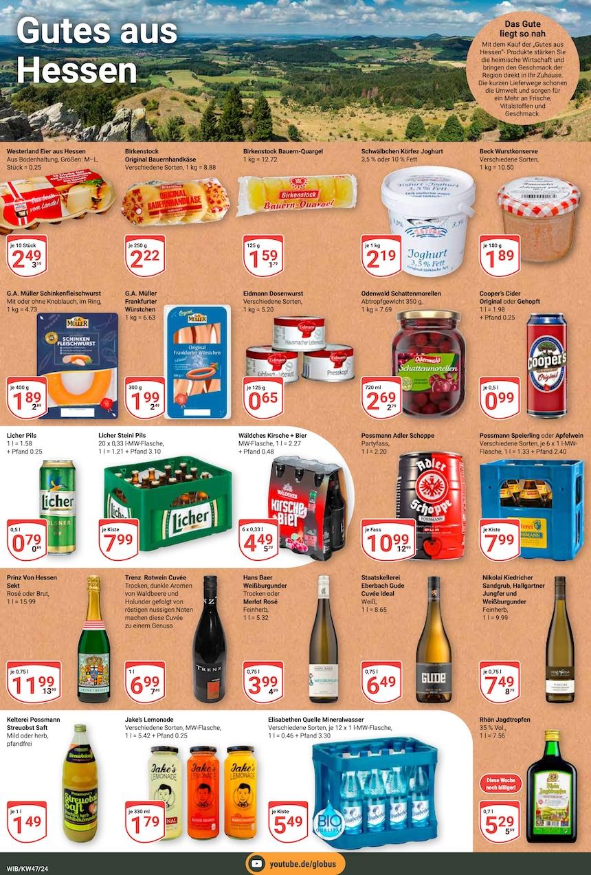 Globus Aktueller Prospekt ab Montag Seite 19