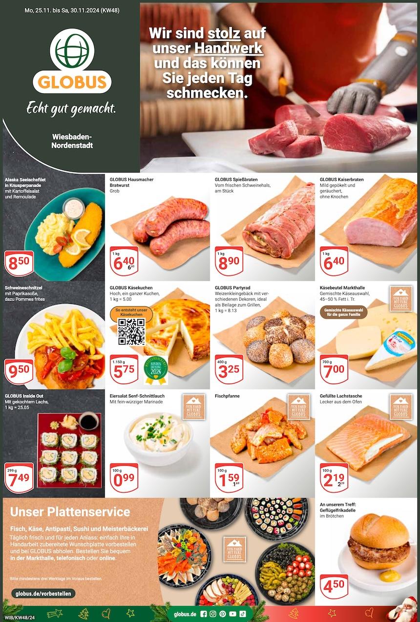 Globus Aktueller Prospekt ab Montag Seite 1