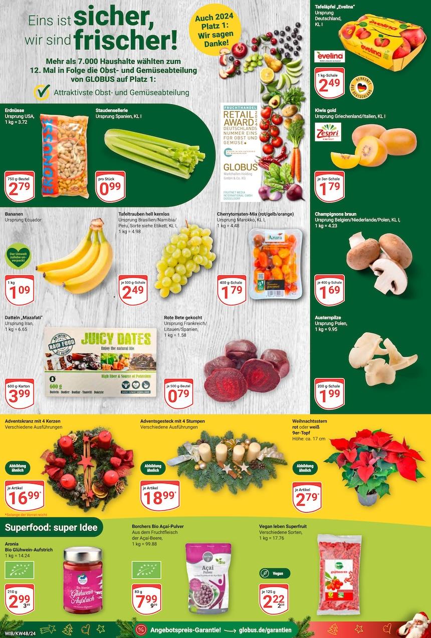 Globus Aktueller Prospekt ab Montag Seite 12