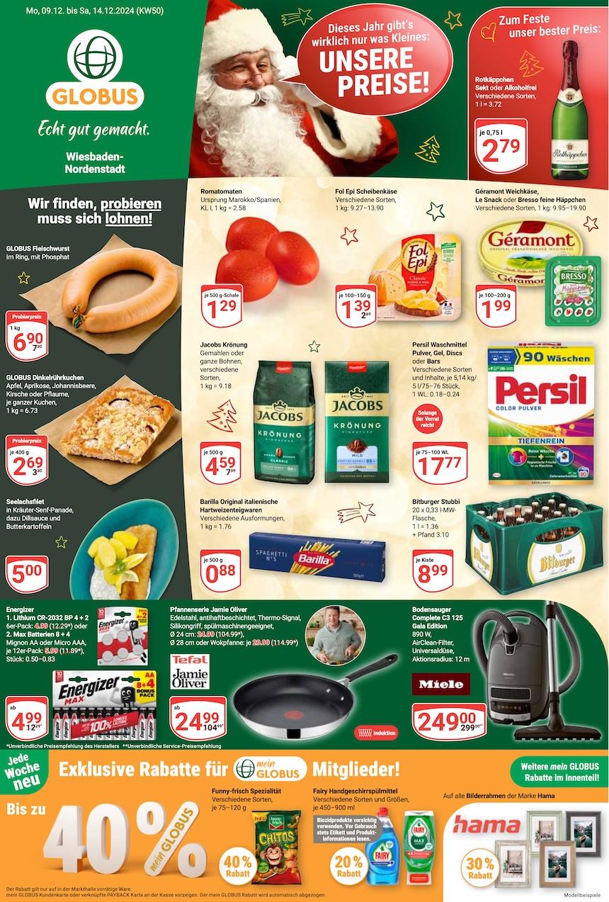 Globus Aktueller Prospekt ab Montag Seite 1