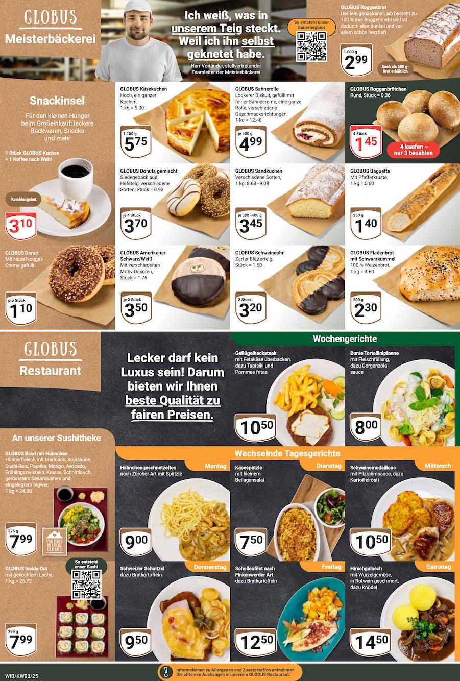 Globus Aktueller Prospekt ab Montag Seite 10