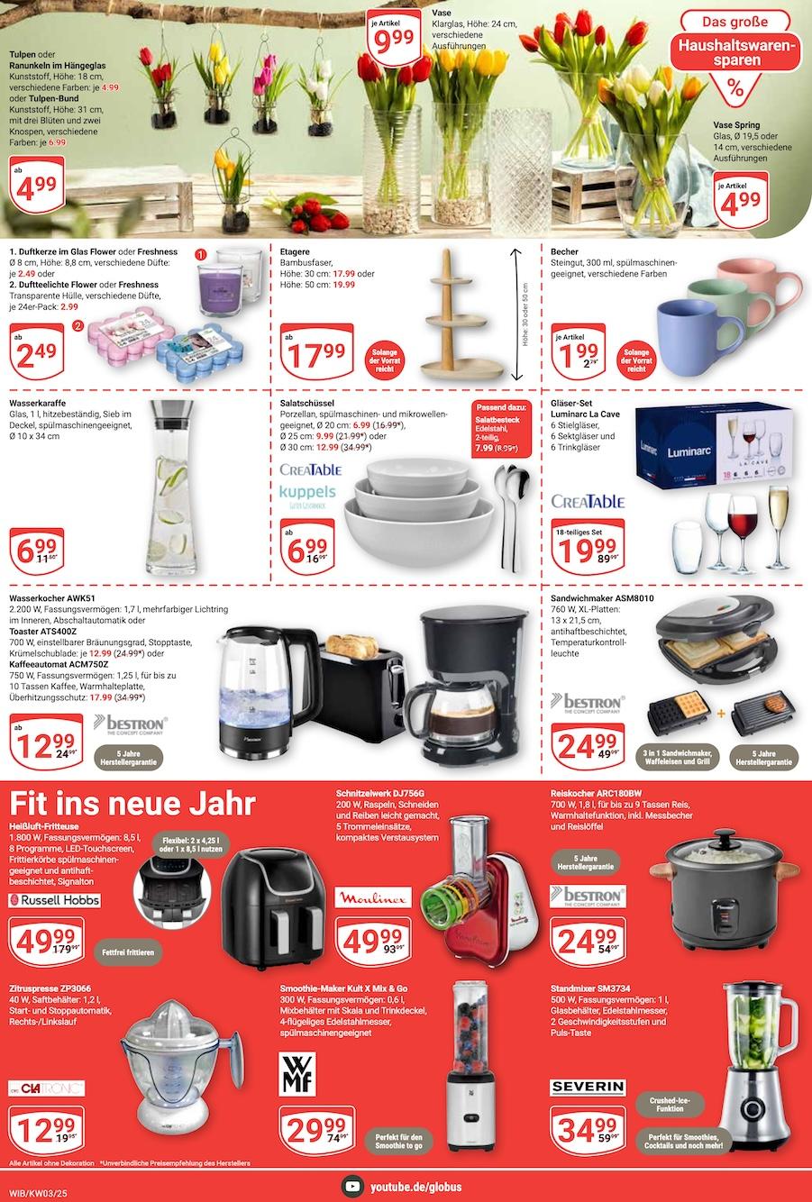 Globus Aktueller Prospekt ab Montag Seite 25