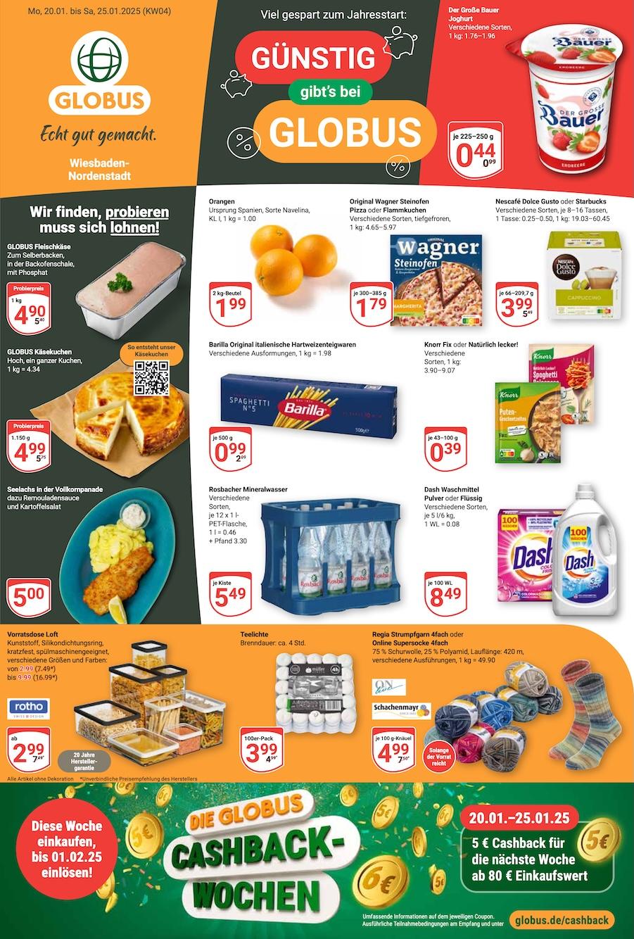 Globus Aktueller Prospekt ab Montag Seite 1