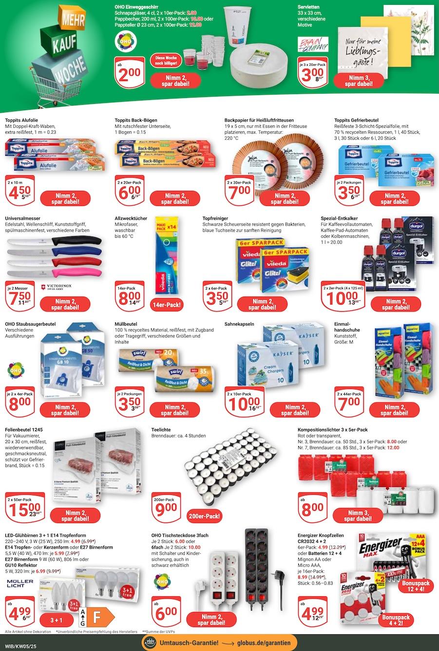 Globus Aktueller Prospekt ab Montag Seite 18