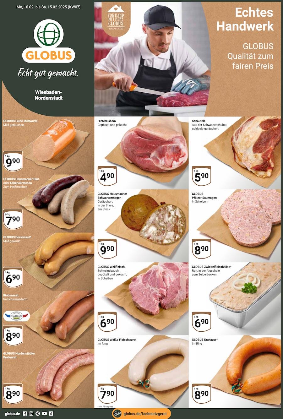 Globus Aktueller Prospekt ab Montag Seite 1
