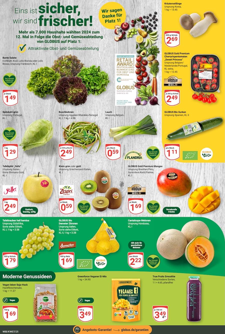 Globus Aktueller Prospekt ab Montag Seite 12