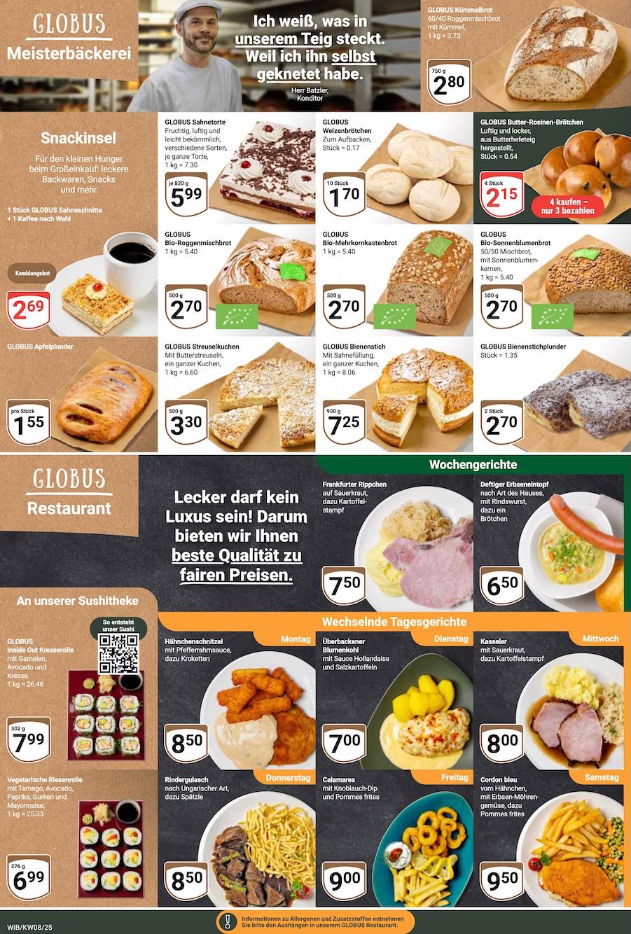 Globus Aktueller Prospekt ab Montag Seite 9