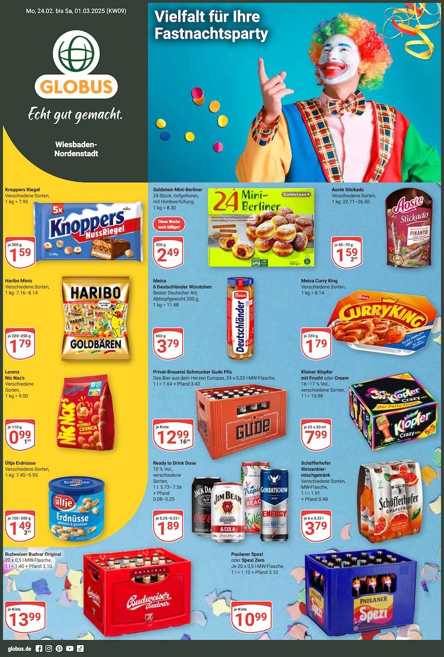 Globus Aktueller Prospekt ab Montag Seite 1