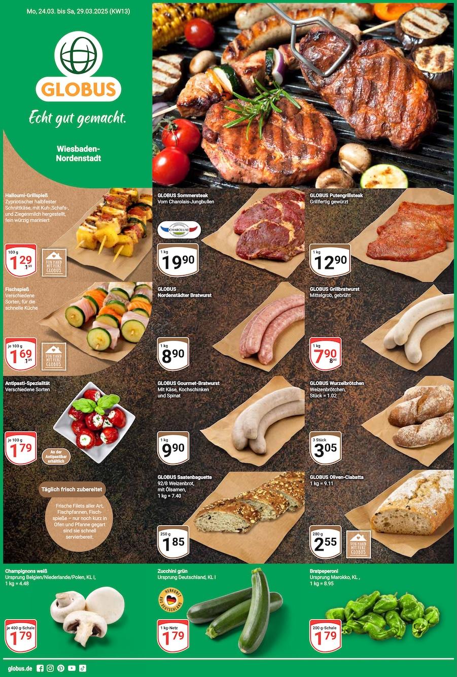 Globus Aktueller Prospekt ab Montag Seite 1