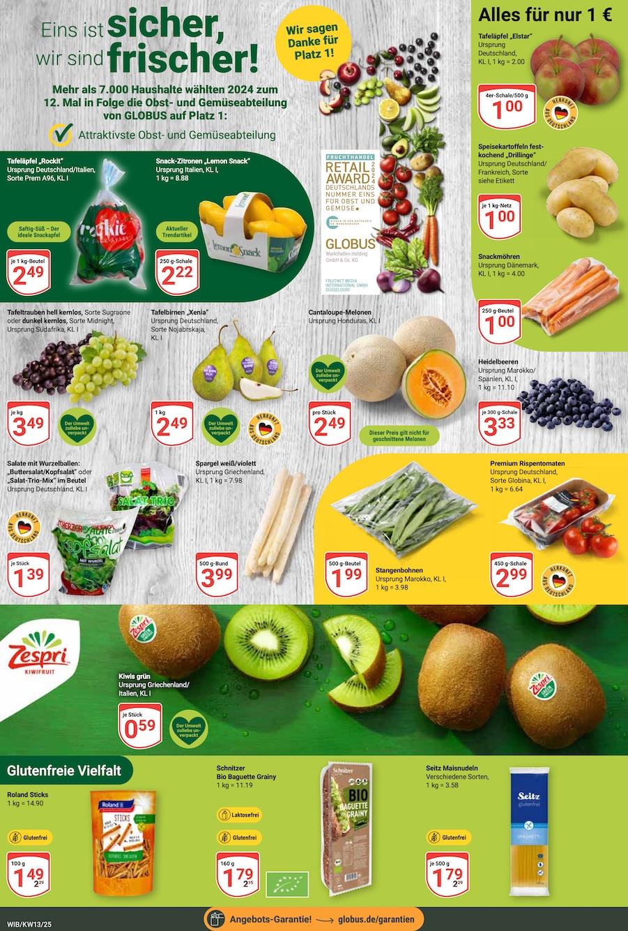 Globus Aktueller Prospekt ab Montag Seite 14
