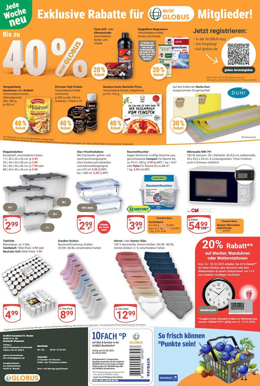 Globus Aktueller Prospekt ab Montag Seite 28