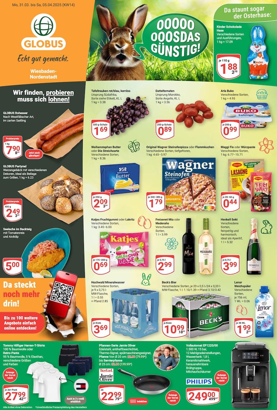 Globus Aktueller Prospekt ab Montag Seite 1