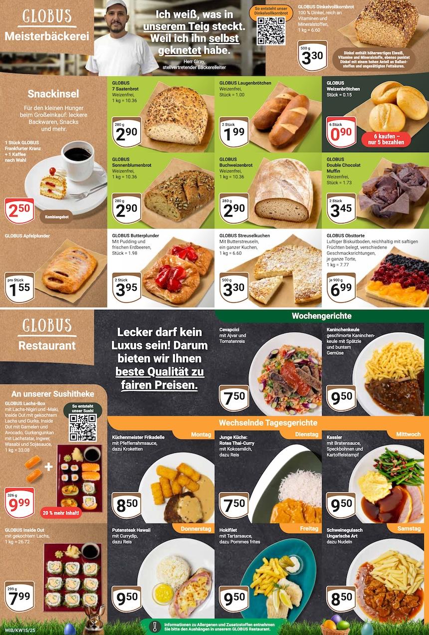 Globus Aktueller Prospekt ab Montag Seite 12