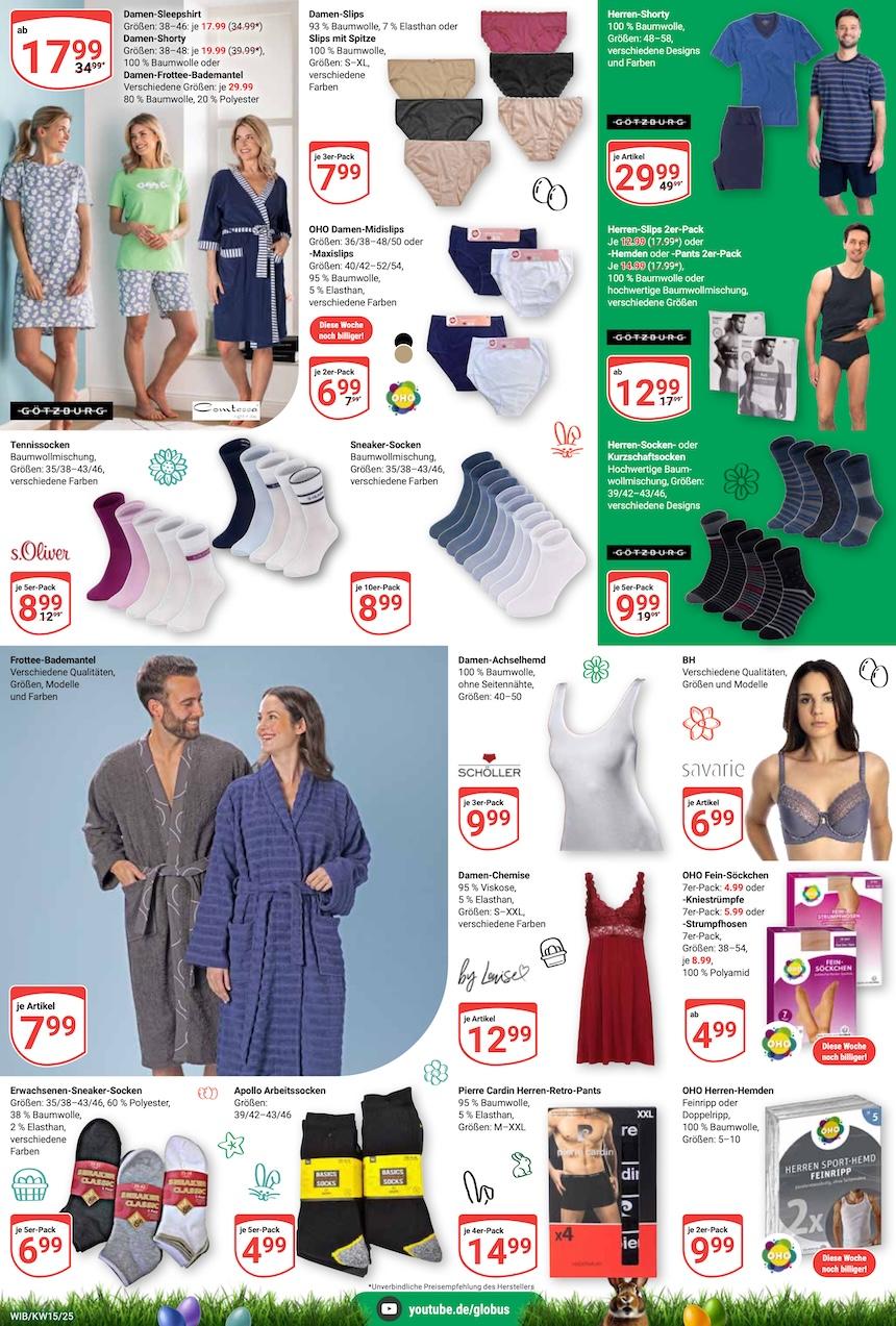 Globus Aktueller Prospekt ab Montag Seite 25