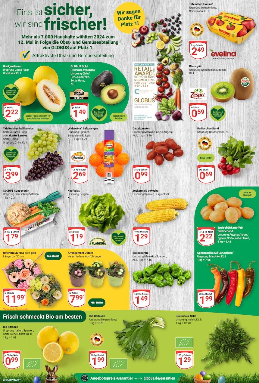 Globus Aktueller Prospekt ab Montag Seite 12