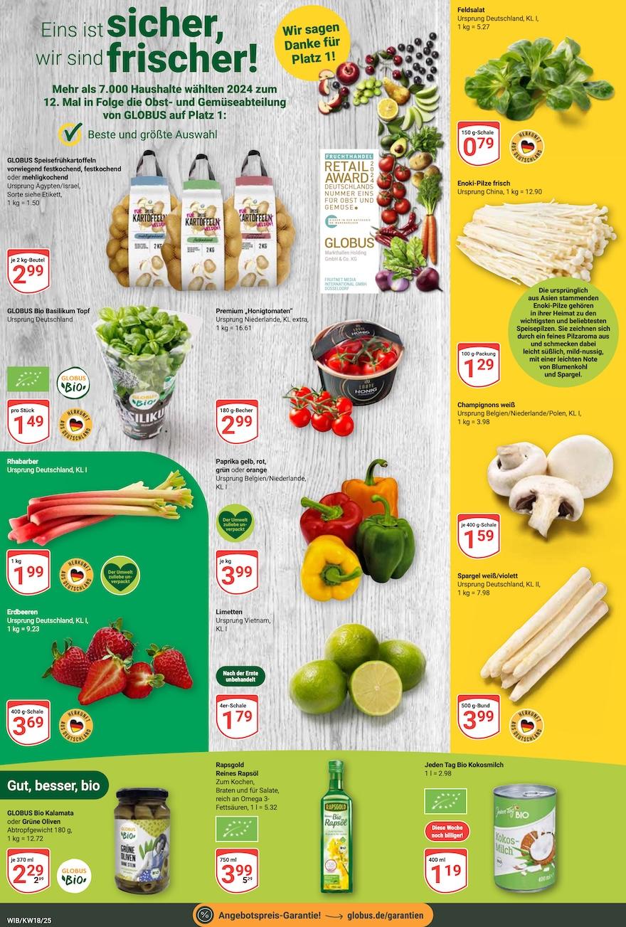 Globus Aktueller Prospekt ab Montag Seite 12