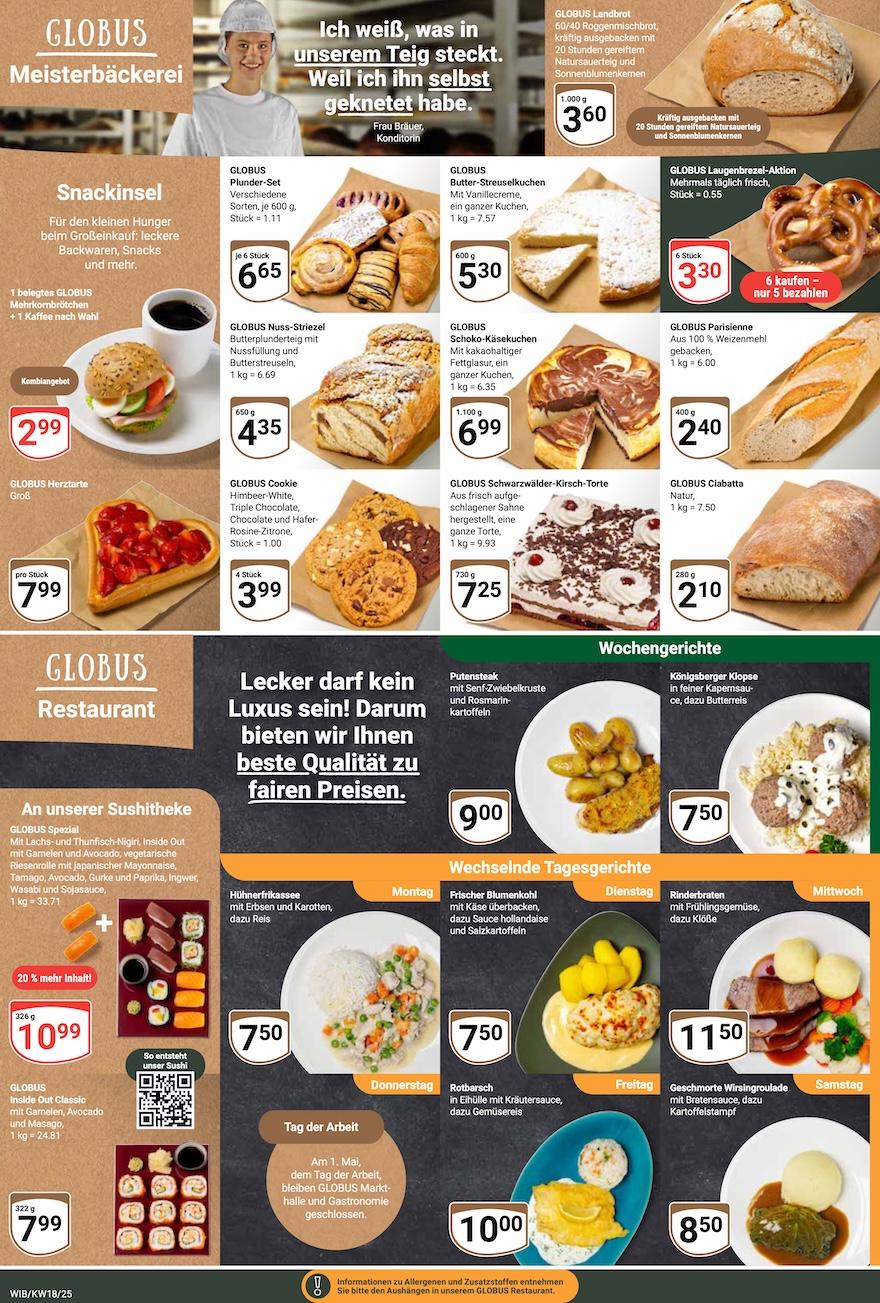 Globus Aktueller Prospekt ab Montag Seite 13