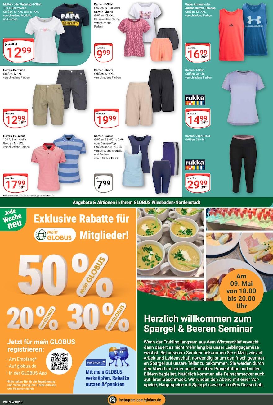 Globus Aktueller Prospekt ab Montag Seite 28