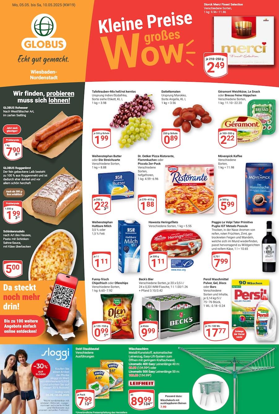 Globus Aktueller Prospekt ab Montag Seite 1