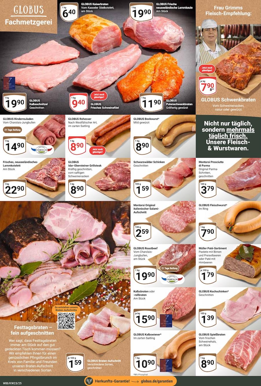 Globus Aktueller Prospekt ab Montag Seite 13