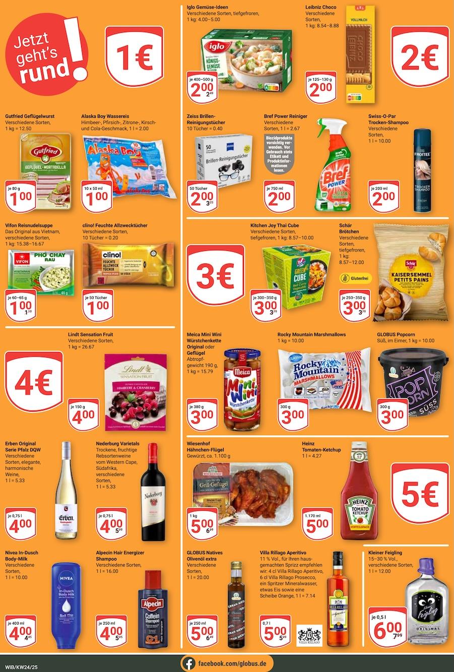 Globus Aktueller Prospekt ab Dienstag Seite 2