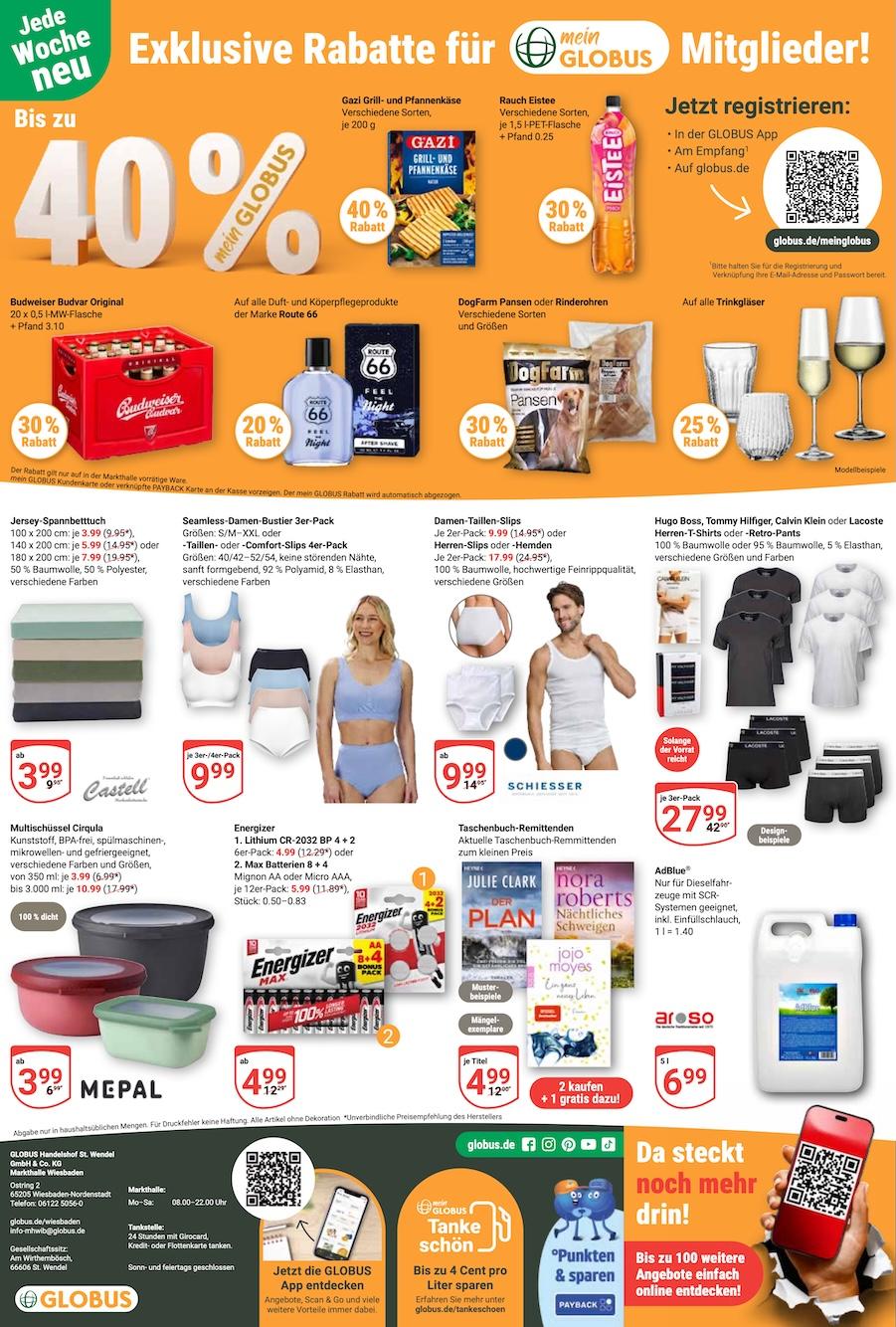 Globus Aktueller Prospekt ab Montag Seite 22