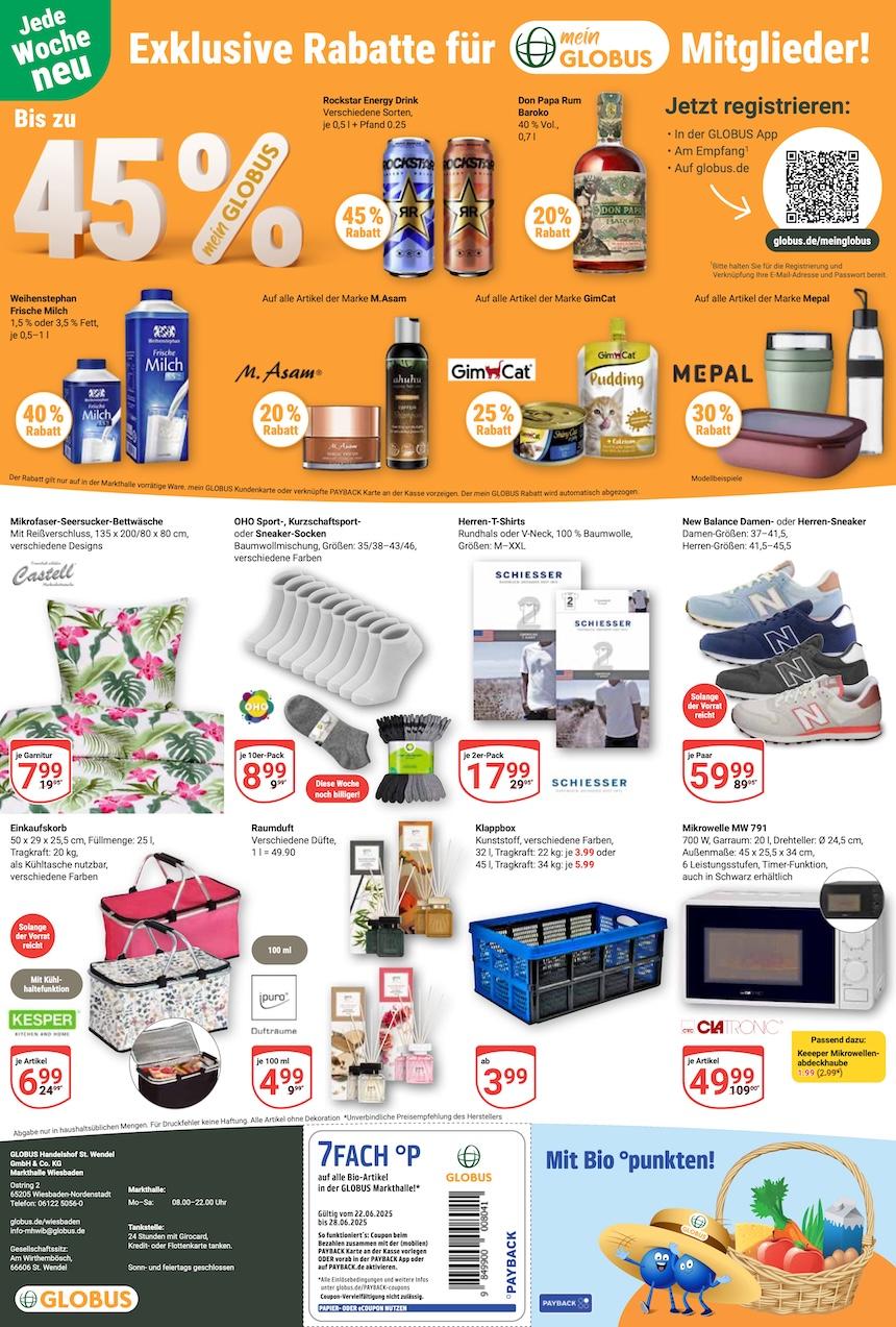 Globus Aktueller Prospekt ab Montag Seite 25
