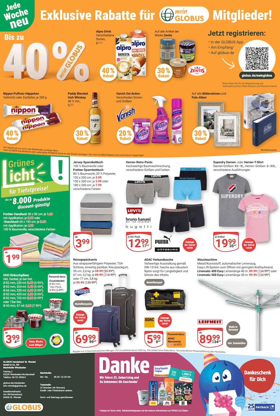 Globus Aktueller Prospekt ab Montag Seite 35