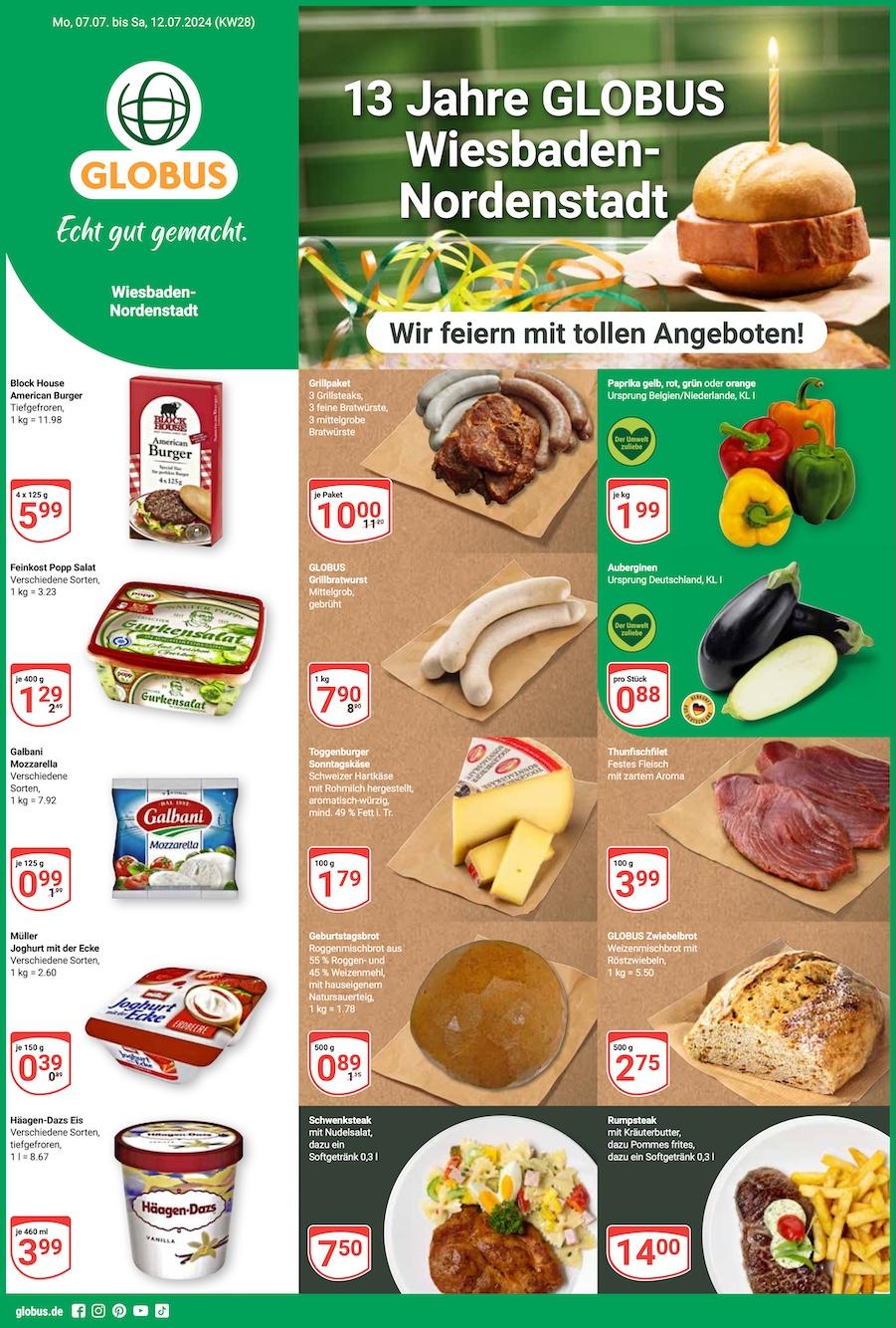 Globus Aktueller Prospekt ab Montag Seite 1