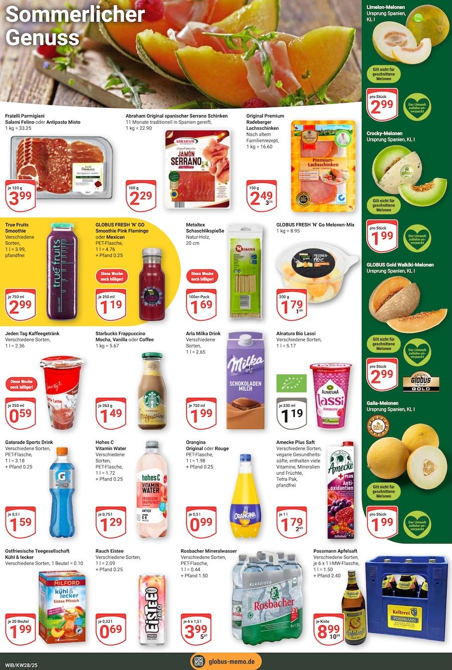 Globus Aktueller Prospekt ab Montag Seite 16