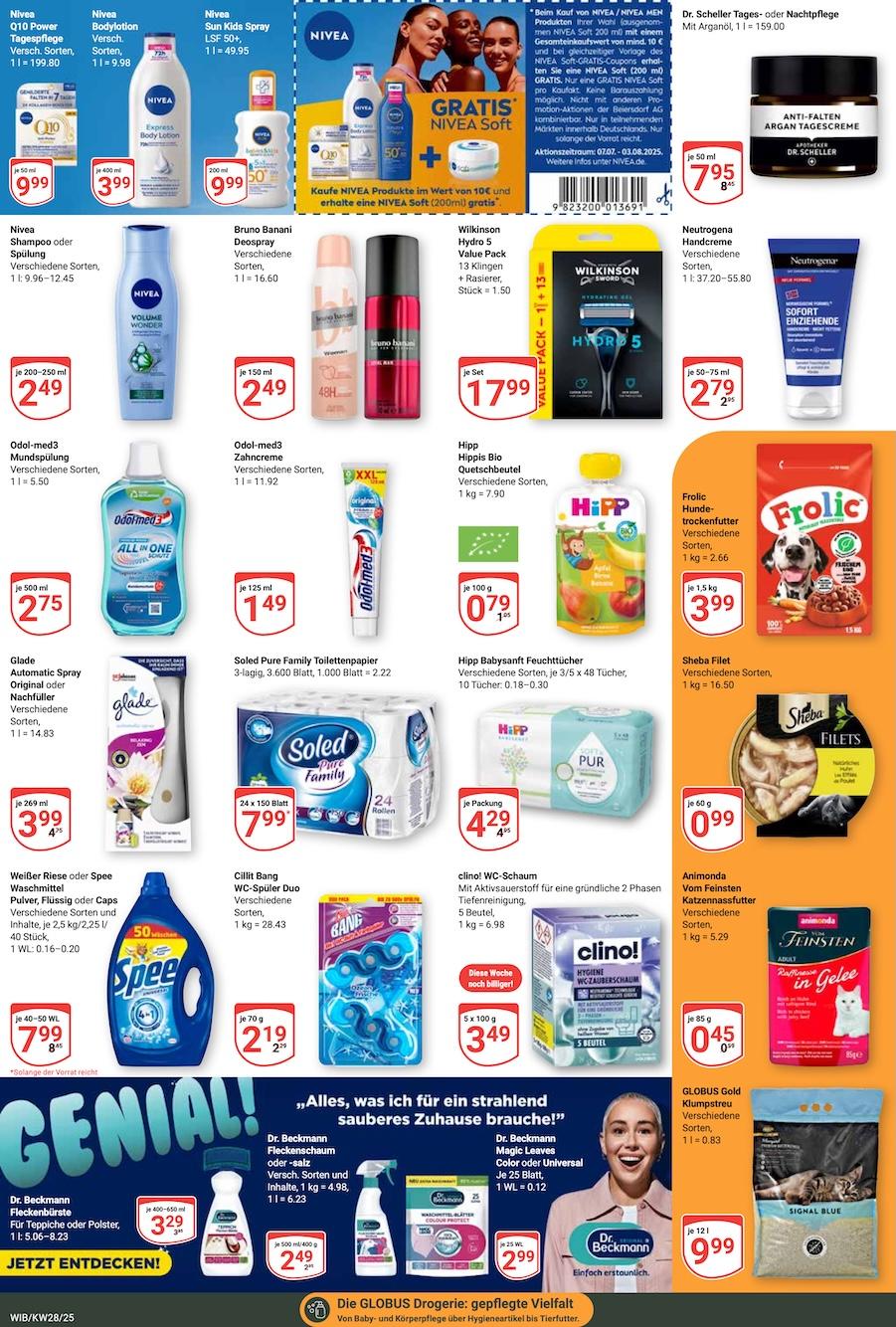 Globus Aktueller Prospekt ab Montag Seite 25