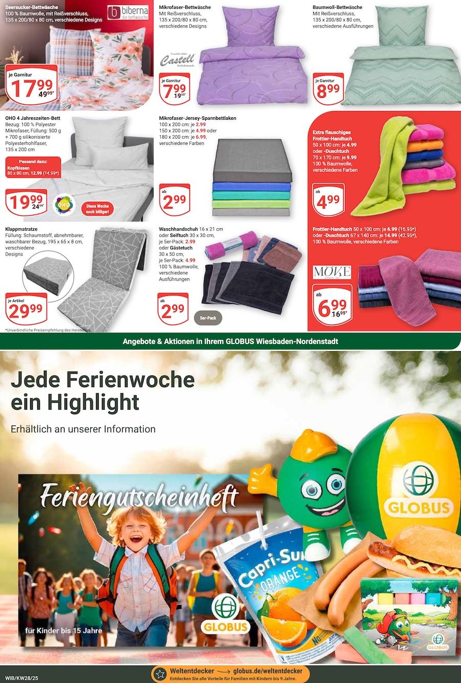 Globus Aktueller Prospekt ab Montag Seite 28