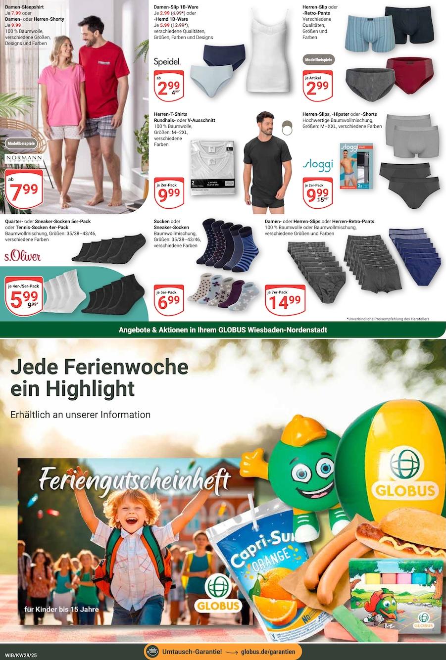 Globus Aktueller Prospekt ab Montag Seite 21