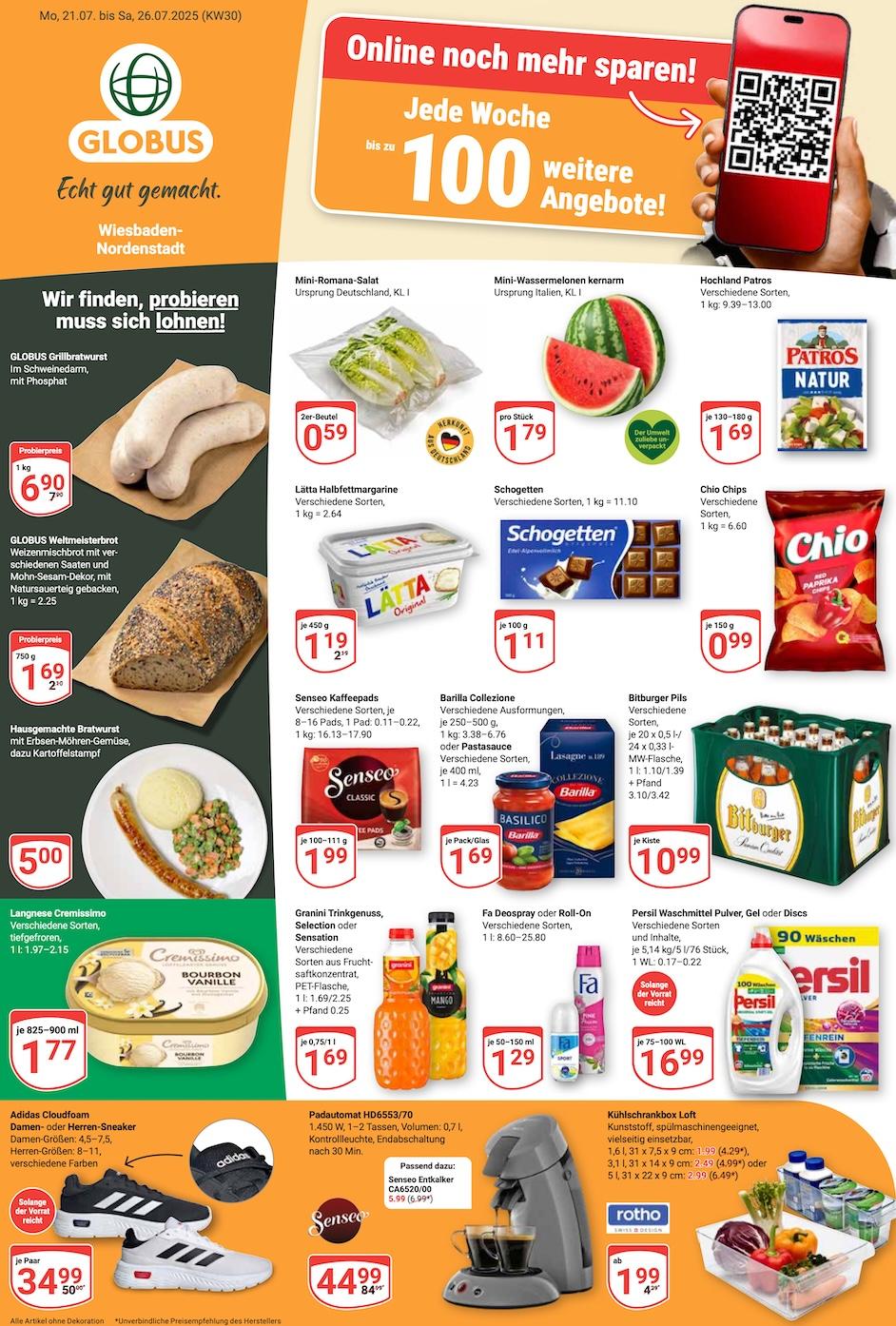 Globus Aktueller Prospekt ab Montag Seite 1