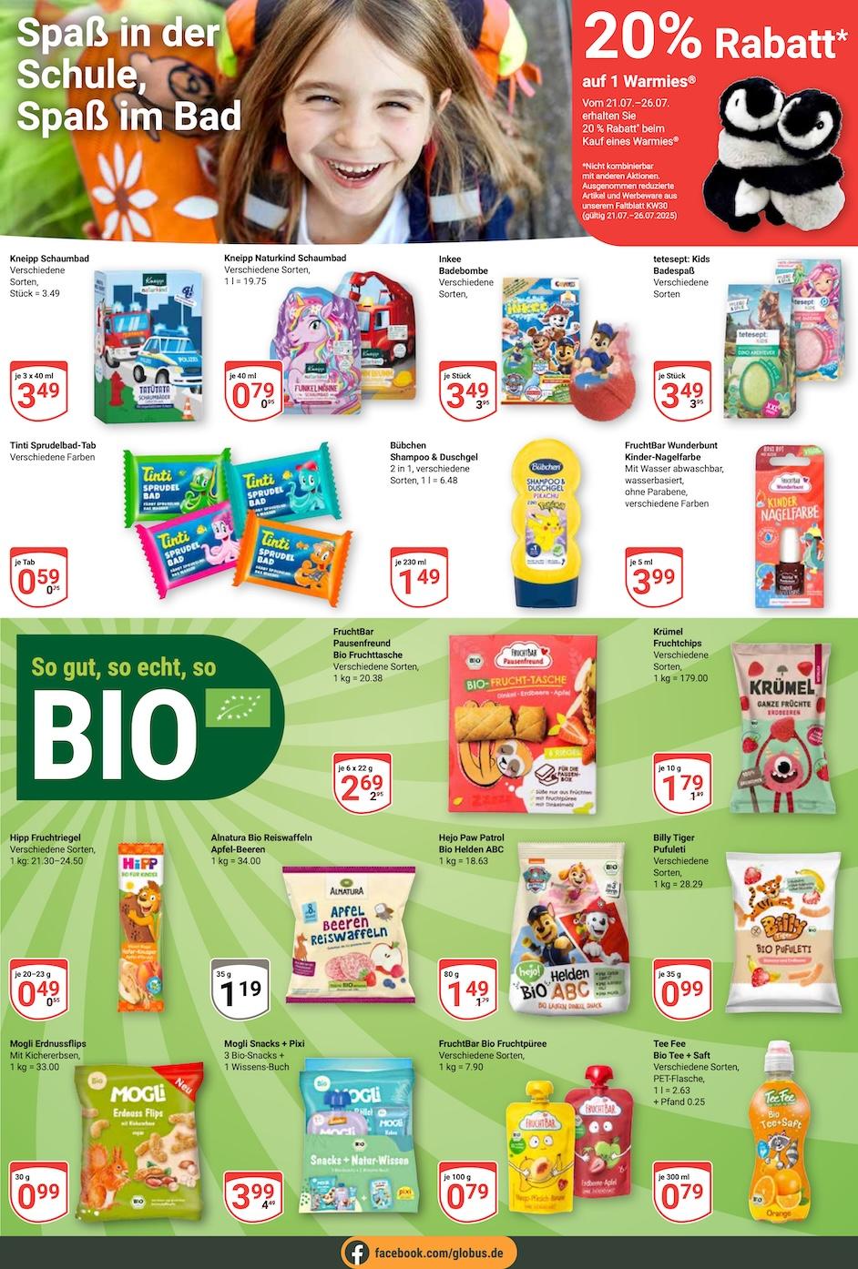 Globus Aktueller Prospekt ab Montag Seite 18