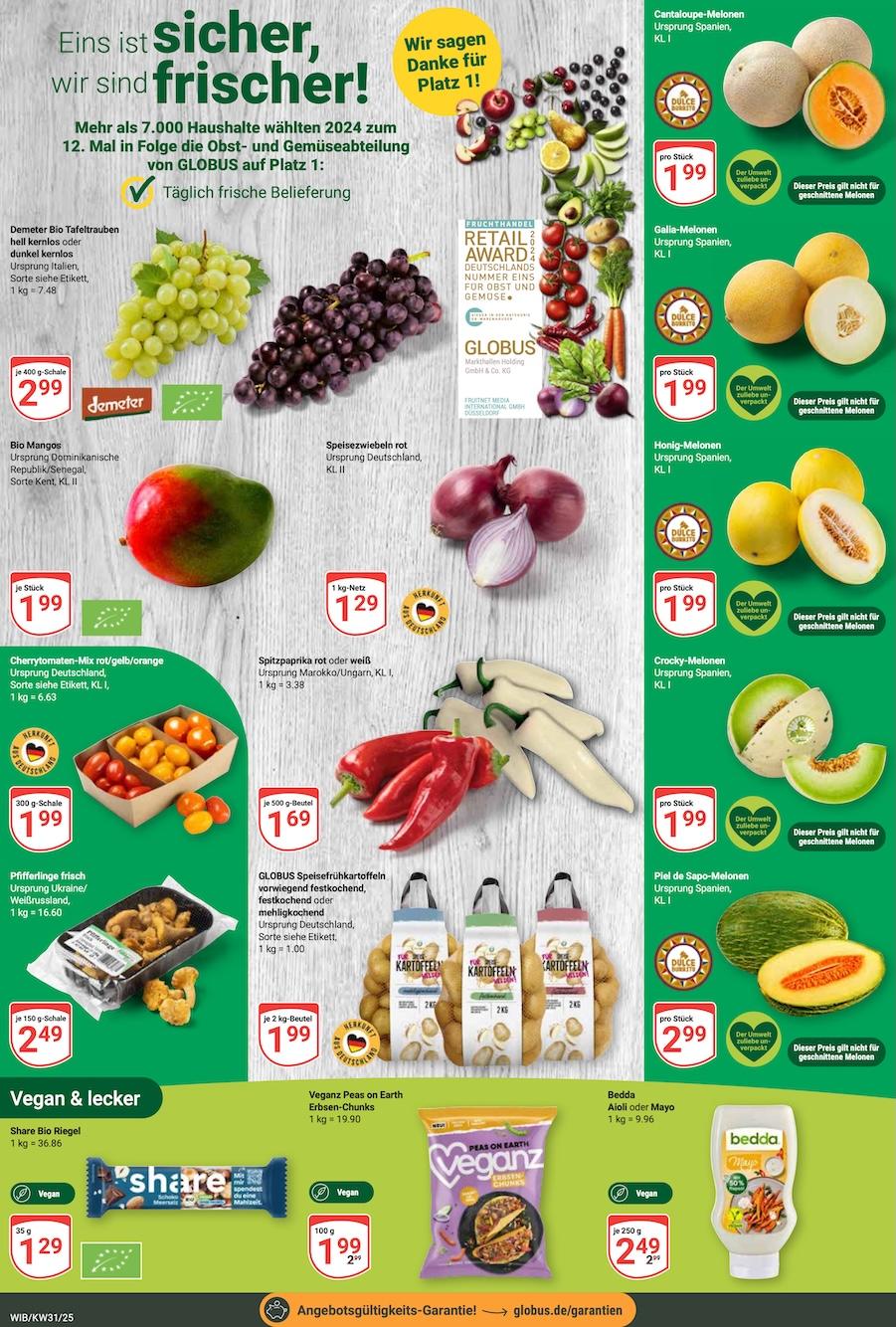 Globus Aktueller Prospekt ab Montag Seite 10