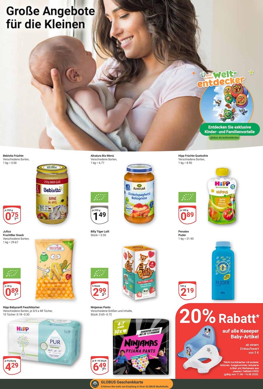 Globus Aktueller Prospekt ab Montag Seite 21