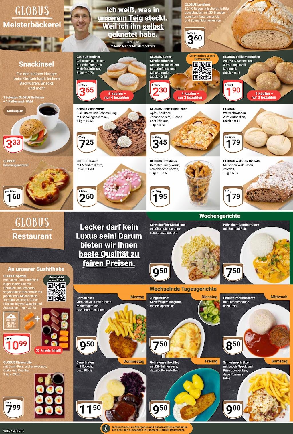 Globus Aktueller Prospekt ab Montag Seite 8