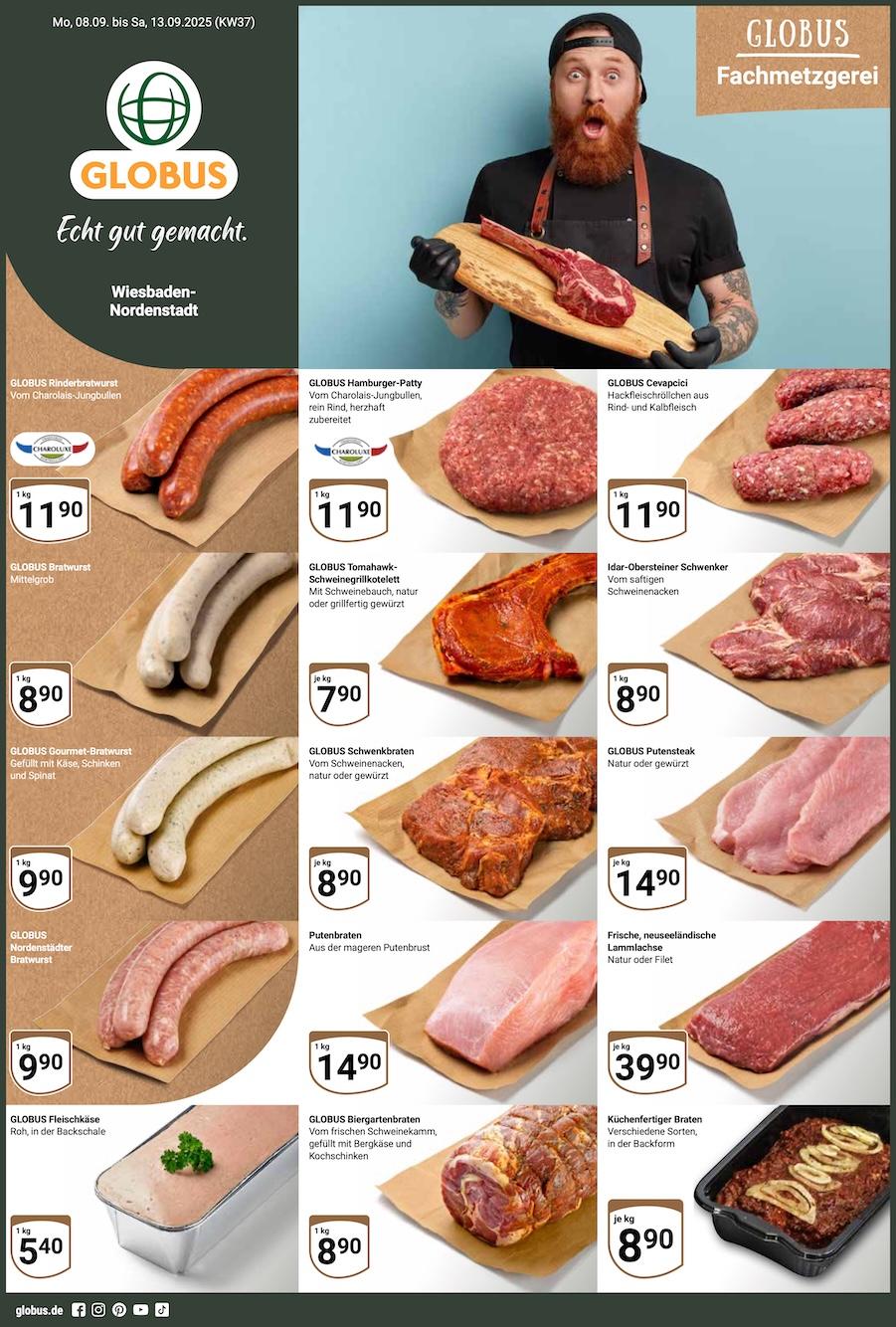 Globus Aktueller Prospekt ab Montag Seite 1