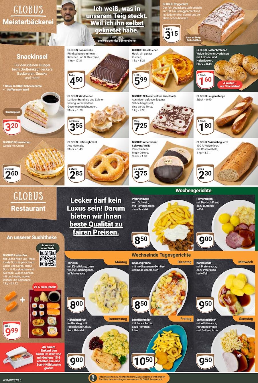 Globus Aktueller Prospekt ab Montag Seite 10