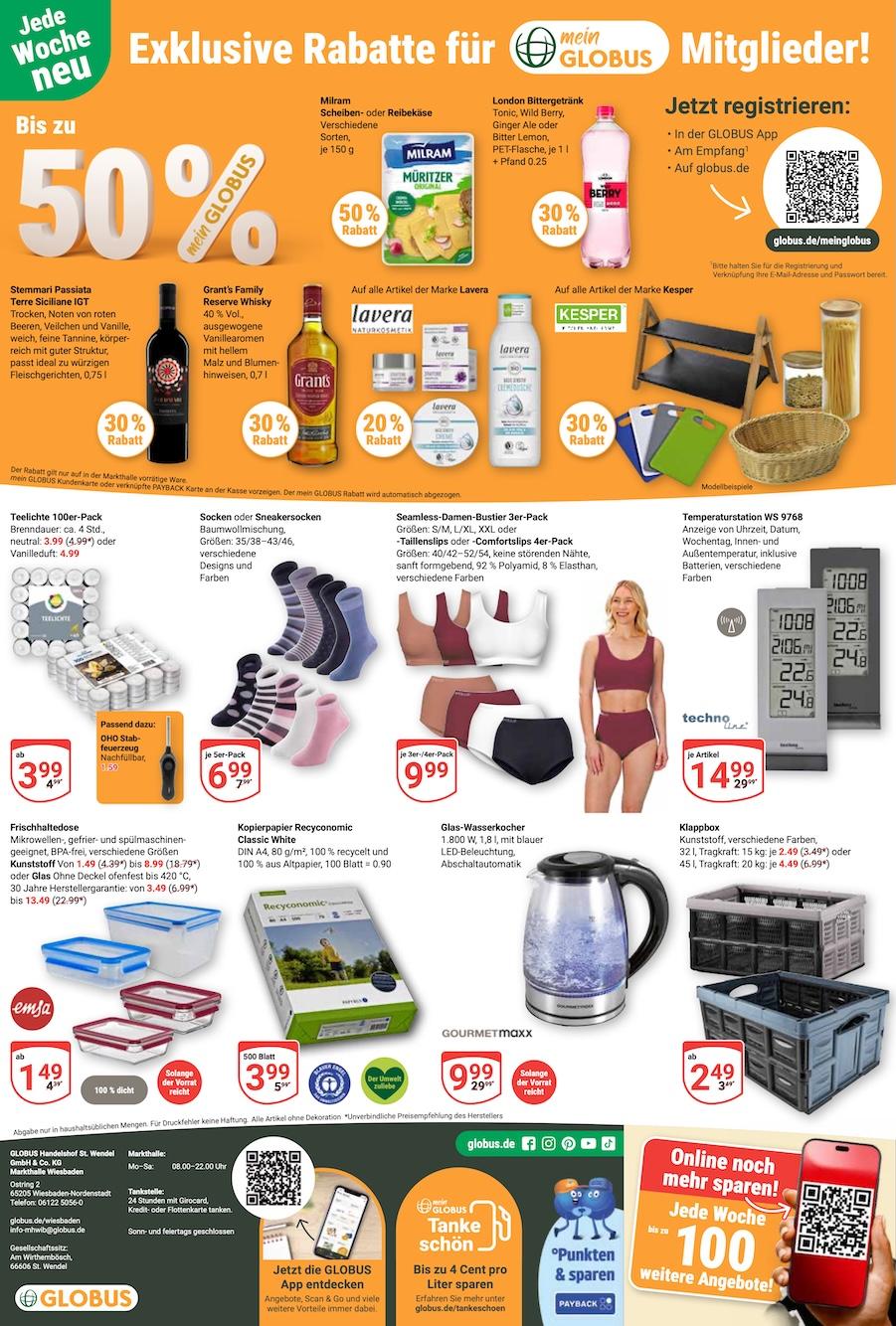 Globus Aktueller Prospekt ab Montag Seite 28