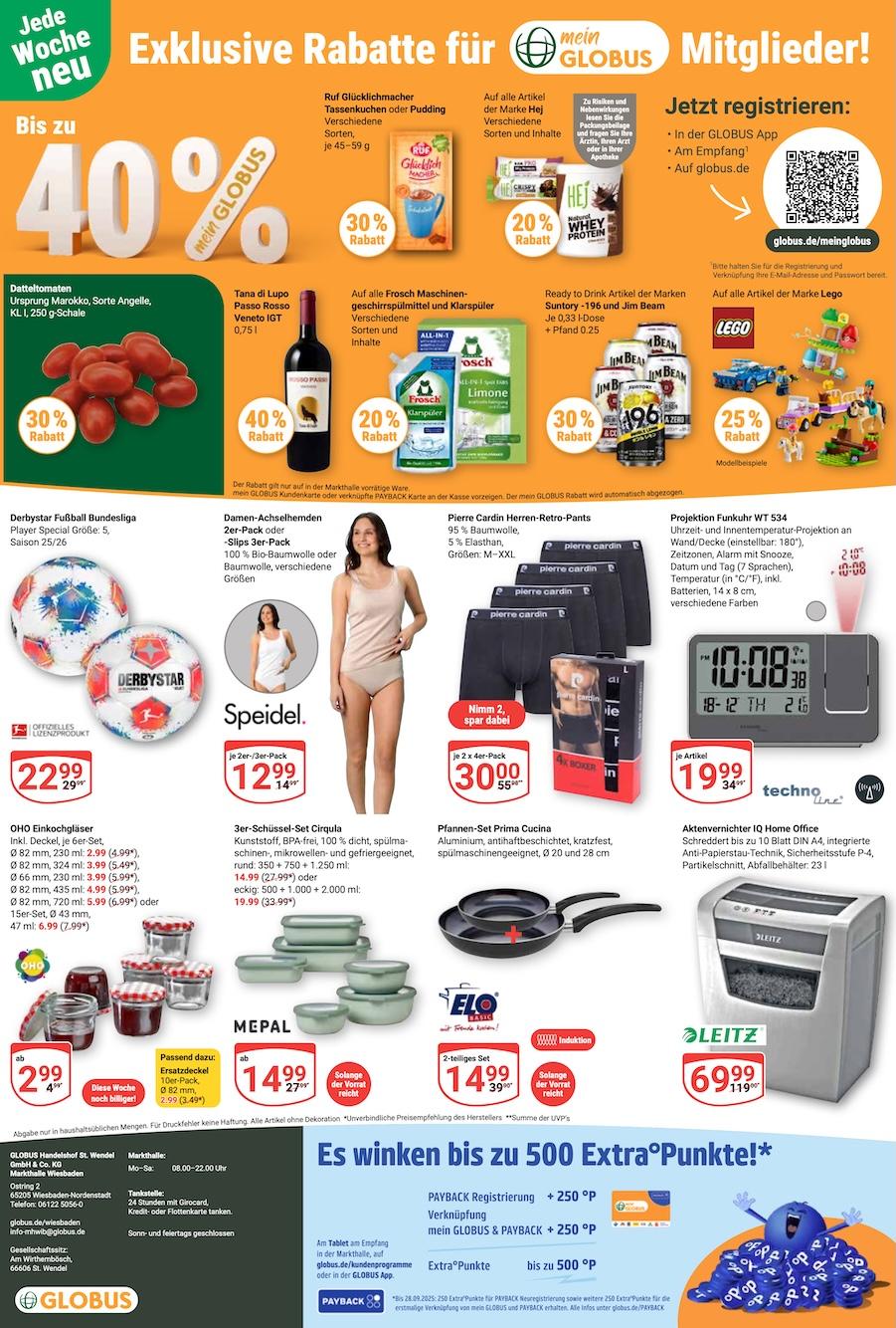 Globus Aktueller Prospekt ab Montag Seite 25