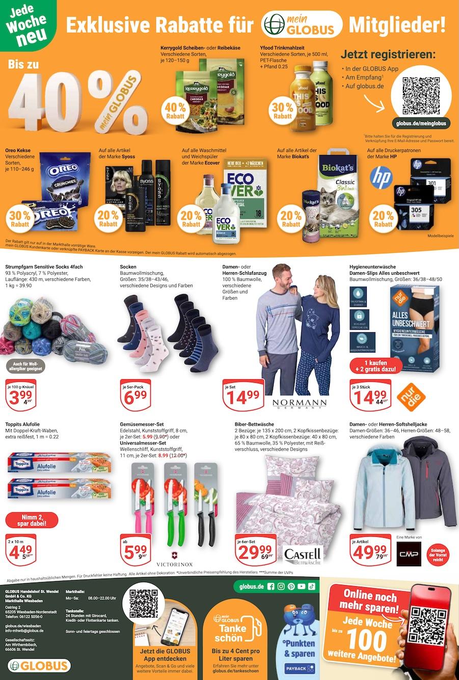 Globus Aktueller Prospekt ab Montag Seite 28