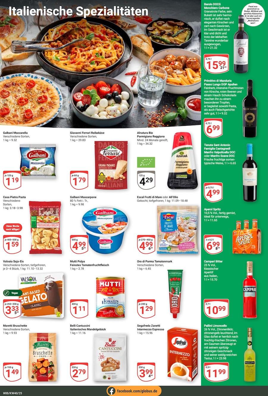 Globus Aktueller Prospekt ab Montag Seite 18